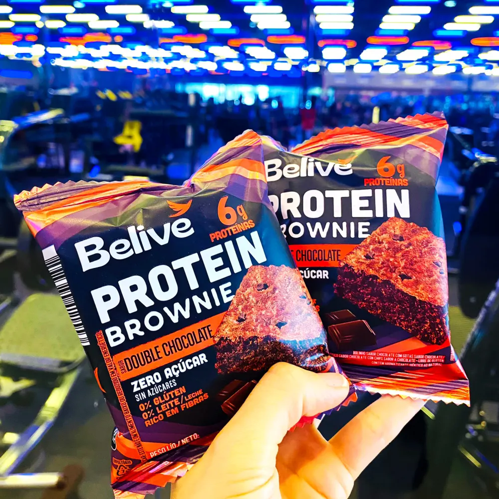 brownie-proteico-chocolate-sem-acucar-sem-gluten-sem-leite-belive-4 Brownie Proteico Double Chocolate Sem Açúcar Sem Glúten Sem Leite Belive