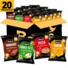 Combo Salgadinhos Sem Glúten Sem Leite Snacks de Arroz Belive - 20 Unid
