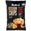 Chips de Mandioca Sem Glúten Belive temperados com Chimichurri 100% natural