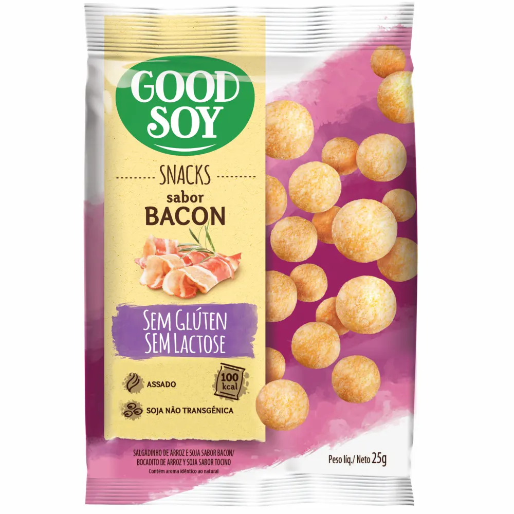 goodsoy-snacks-salgadinho-de-bacon-sem-gluten-sem-lactose-sem-leite-1 Snack GoodSoy Salgadinho de Bacon Sem Glúten Sem Leite Sem Lactose 25g