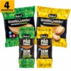 Combo Bisnaguinhas e Pães Sem Glúten Sem Lactose Sem Leite Belive – 4 Pacotes