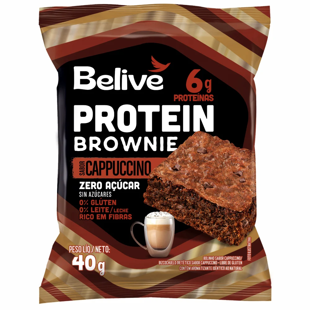 brownie-proteico-cappuccino-sem-acucar-sem-gluten-sem-leite-belive Brownie Proteico Cappuccino Sem Açúcar Sem Glúten Sem Leite Belive