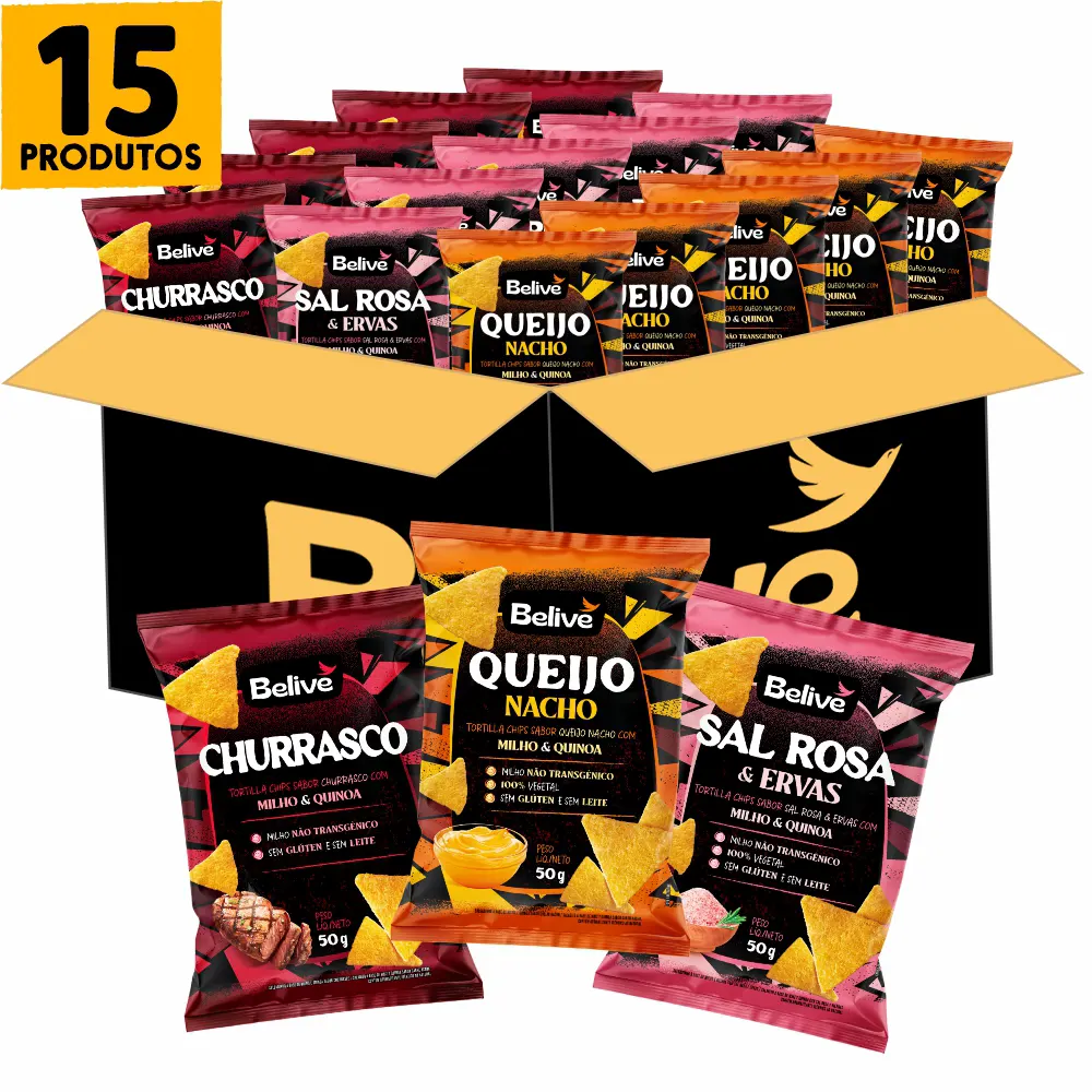 combo-tortilla-chips-sem-gluten-belive-1 Combo Tortilla Chips Sem Glúten Sem Leite Nachos Belive - 15 Unid