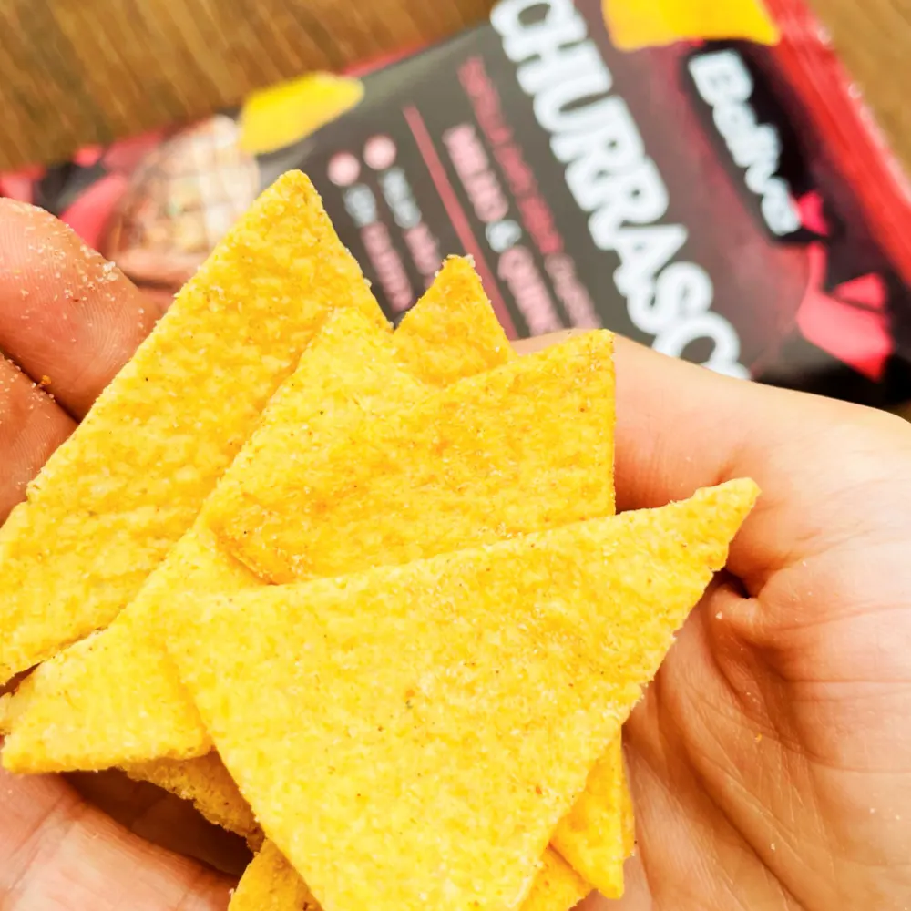 tortilla-chips-nachos-sem-gluten-sabor-churrasco-belive-2 Tortilla Chips sabor Churrasco Sem Glúten Sem Leite Nachos Belive